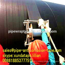 0.75mm Thickness bitumen Rubber Pipe Wrap Tape with PVC Backing